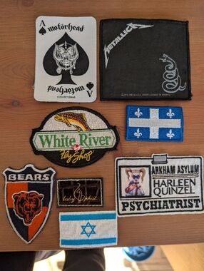 Patches, Band, Gaming, Flag Cartoon Ect